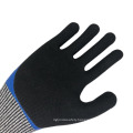 NMSAFETY  double coating anti cut 5 glove  anti-oil nitrile sandy finish hand glove working CE EN 388 4X42C